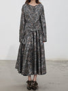 Mutedance 25 Autumn/Winter Round Neck Top Skirt Plant Dye Highly Handmade MD-MD25FW69-garden (MD25FW65)